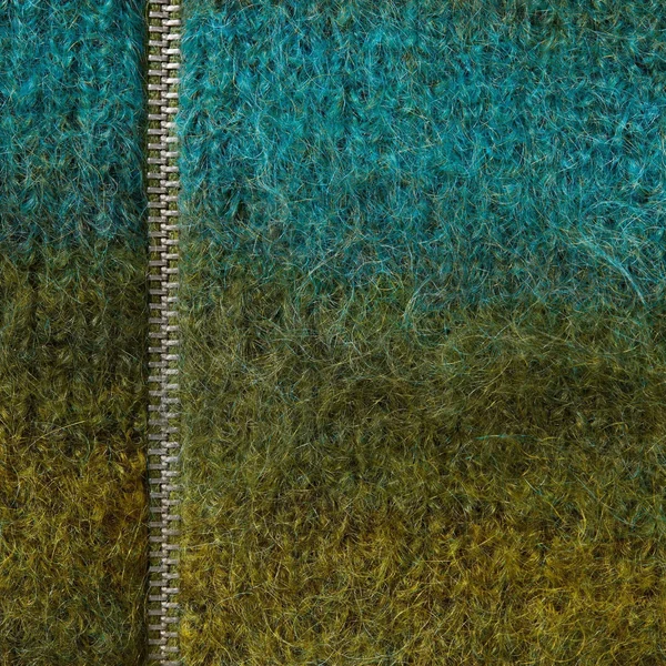 Supreme HYSTERIC GLAMOUR Mohair Zip Up Hooded Sweater - Olive (front)