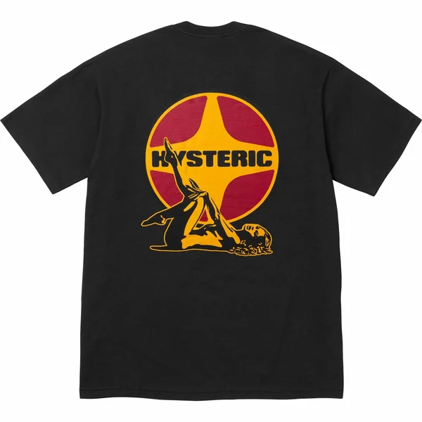 Supreme HYSTERIC GLAMOUR Pin Up Tee - Black (front)