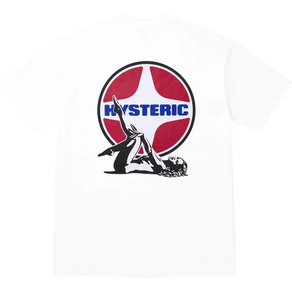 Supreme HYSTERIC GLAMOUR Pin Up Tee - White (front)