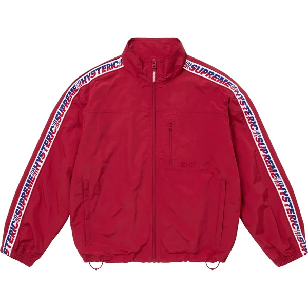 Supreme HYSTERIC GLAMOUR Track Jacket - Red (front)