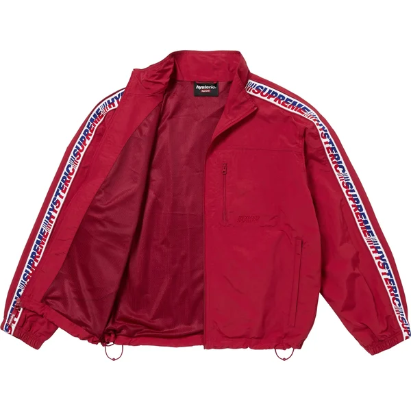 Supreme HYSTERIC GLAMOUR Track Jacket - Red (front)