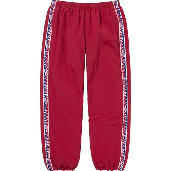 Supreme HYSTERIC GLAMOUR Track Pant - Red (front)