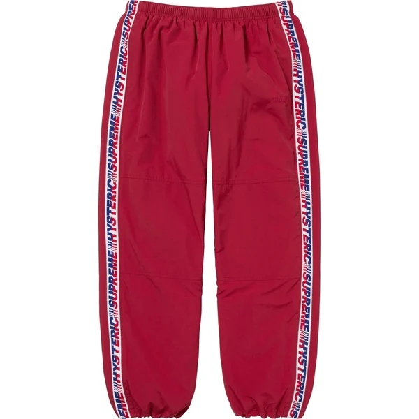 Supreme HYSTERIC GLAMOUR Track Pant - Red (front)