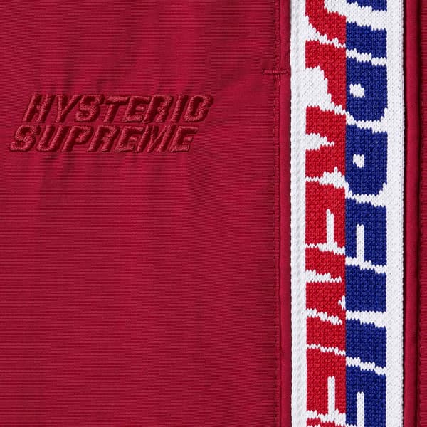 Supreme HYSTERIC GLAMOUR Track Pant - Red (front)