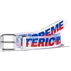 Supreme HYSTERIC GLAMOUR Vinyl Belt Clear