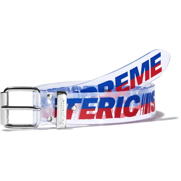 Supreme HYSTERIC GLAMOUR Vinyl Belt - Clear (front)