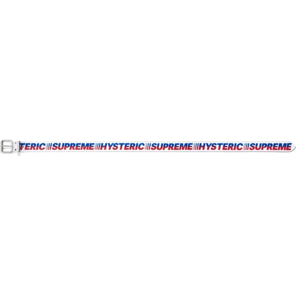 Supreme HYSTERIC GLAMOUR Vinyl Belt - Clear (front)