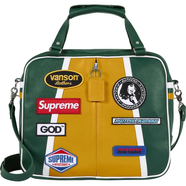Supreme HYSTERIC GLAMOUR Vanson Leathers Bag - Green (front)