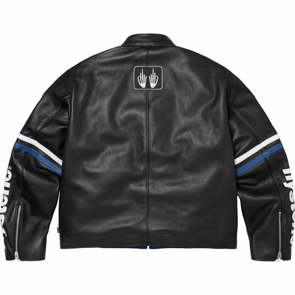 Supreme HYSTERIC GLAMOUR Vanson Leathers Jacket - Black (front)
