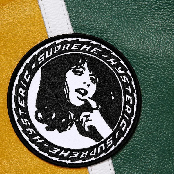 Supreme HYSTERIC GLAMOUR Vanson Leathers Jacket - Green (front)