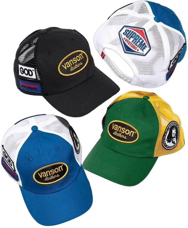 Supreme HYSTERIC GLAMOUR Vanson Leathers Mesh Back 6-Panel - Product Image