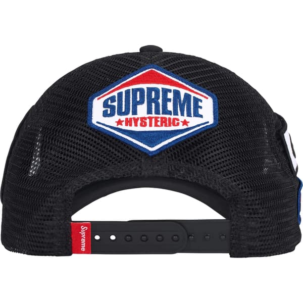 Supreme HYSTERIC GLAMOUR Vanson Leathers Mesh Back 6-Panel - Black (front)