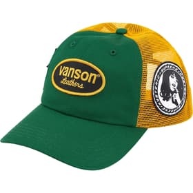 Supreme HYSTERIC GLAMOUR Vanson Leathers Mesh Back 6-Panel Green