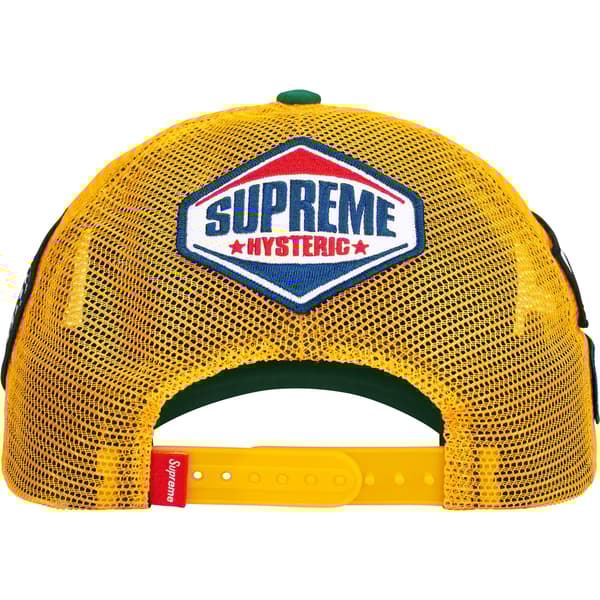 Supreme HYSTERIC GLAMOUR Vanson Leathers Mesh Back 6-Panel - Green (front)