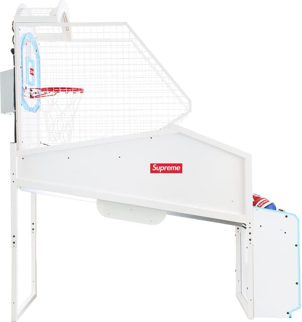 Supreme ICE Hoops FX Arcade Machine - White (front)