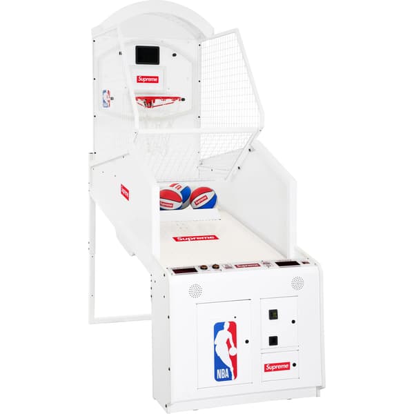 Supreme ICE Hoops FX Arcade Machine - White (front)