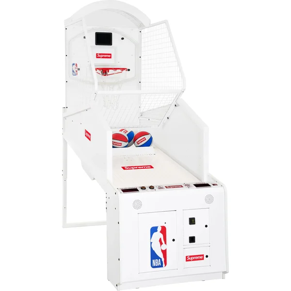 Supreme ICE Hoops FX Arcade Machine - White (front)