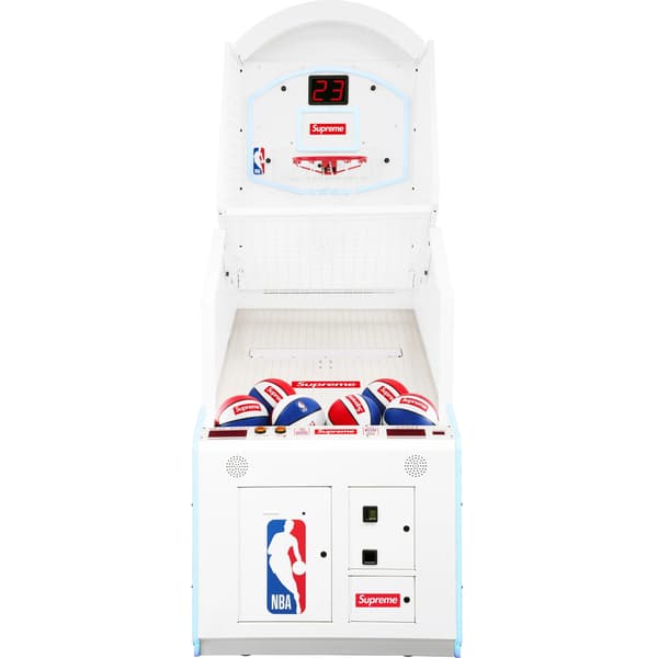 Supreme ICE Hoops FX Arcade Machine - White (front)