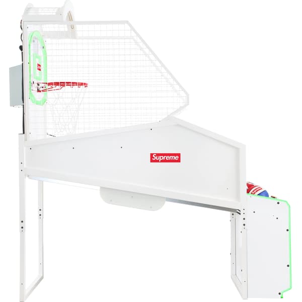 Supreme ICE Hoops FX Arcade Machine - White (front)