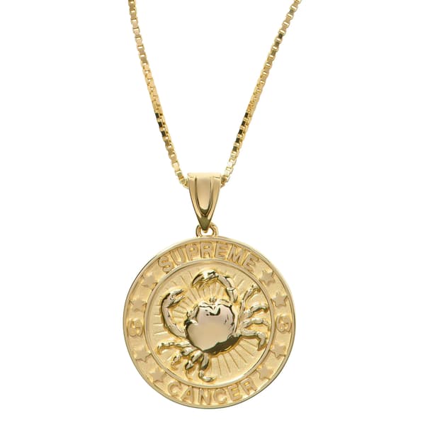 Supreme Jacob&amp;Co 14K Gold Zodiac Pendant - Cancer (front)