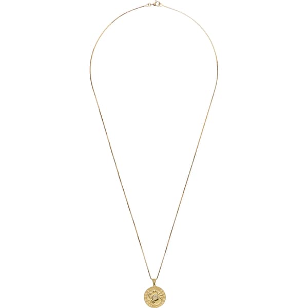 Supreme Jacob&amp;Co 14K Gold Zodiac Pendant - Cancer (front)