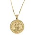 Supreme Jacob&amp;Co 14K Gold Zodiac Pendant - Gemini (front)