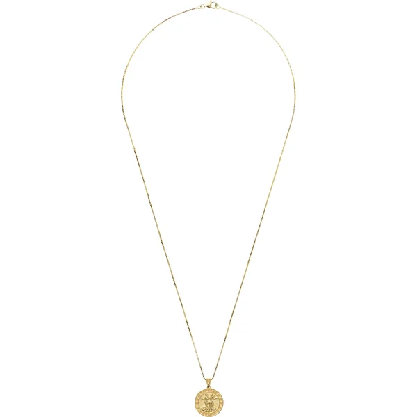 Supreme Jacob&amp;Co 14K Gold Zodiac Pendant - Gemini (front)