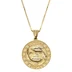 Supreme Jacob&amp;Co 14K Gold Zodiac Pendant - Pisces (front)