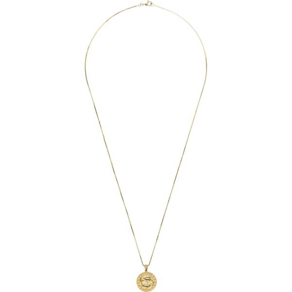 Supreme Jacob&amp;Co 14K Gold Zodiac Pendant - Pisces (front)