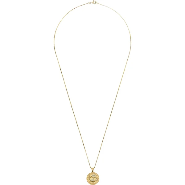 Supreme Jacob&amp;Co 14K Gold Zodiac Pendant - Pisces (front)