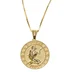 Supreme Jacob&amp;Co 14K Gold Zodiac Pendant - Virgo (front)