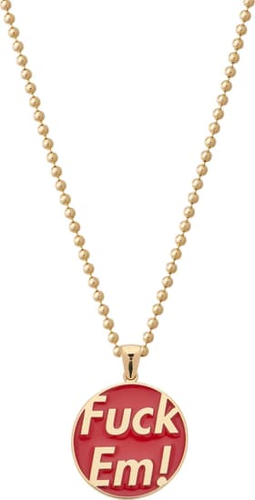 Supreme Jacob&amp;Co Fuck Em Pendant