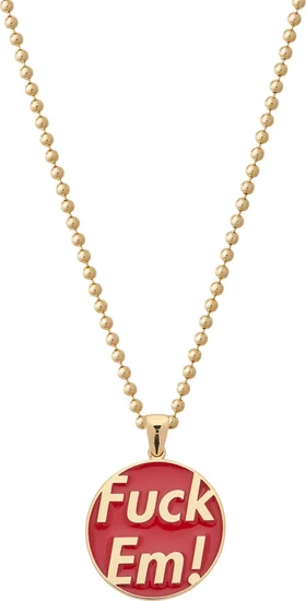 Supreme Jacob&amp;Co Fuck Em Pendant