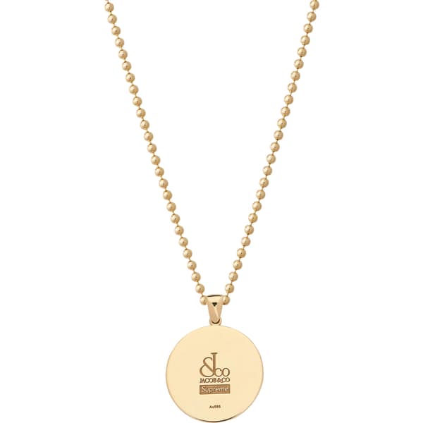 Supreme Jacob&amp;Co Fuck Em Pendant - 14k Gold (front)