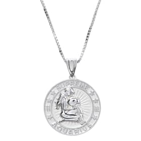 Supreme Jacob&amp;Co Sterling Silver Zodiac Pendant Aquarius