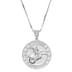 Supreme Jacob&amp;Co Sterling Silver Zodiac Pendant - Capricorn (front)