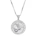 Supreme Jacob&amp;Co Sterling Silver Zodiac Pendant - Capricorn (front)