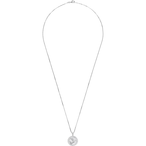 Supreme Jacob&amp;Co Sterling Silver Zodiac Pendant - Capricorn (front)