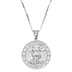 Supreme Jacob&amp;Co Sterling Silver Zodiac Pendant - Gemini (front)