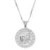 Supreme Jacob&amp;Co Sterling Silver Zodiac Pendant - Leo (front)