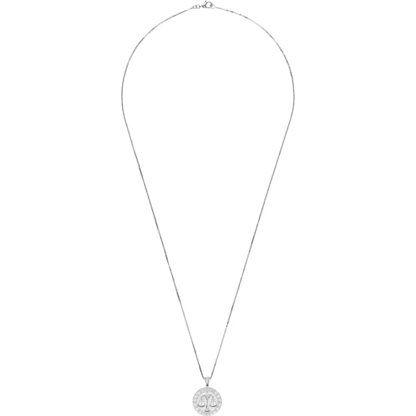 Supreme Jacob&amp;Co Sterling Silver Zodiac Pendant - Libra (front)
