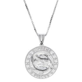 Supreme Jacob&amp;Co Sterling Silver Zodiac Pendant Pisces