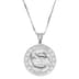 Supreme Jacob&amp;Co Sterling Silver Zodiac Pendant - Pisces (front)