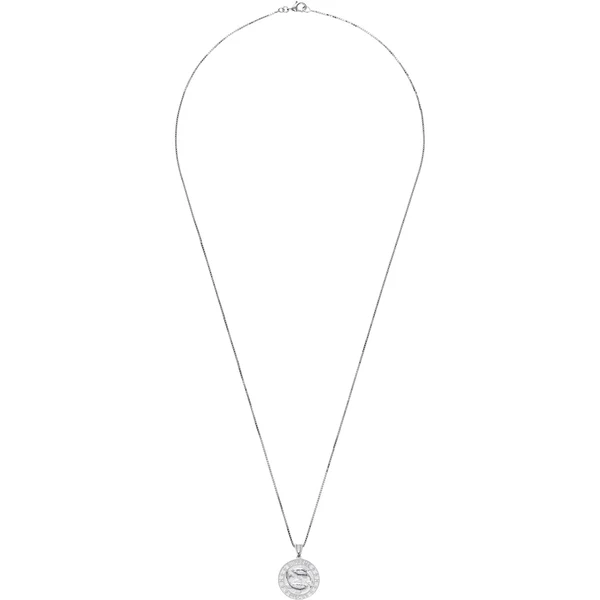 Supreme Jacob&amp;Co Sterling Silver Zodiac Pendant - Pisces (front)