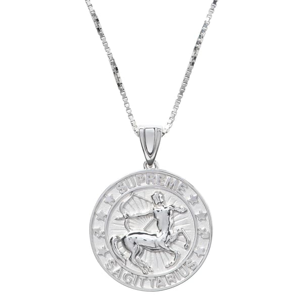 Supreme Jacob&amp;Co Sterling Silver Zodiac Pendant - Sagittarius (front)