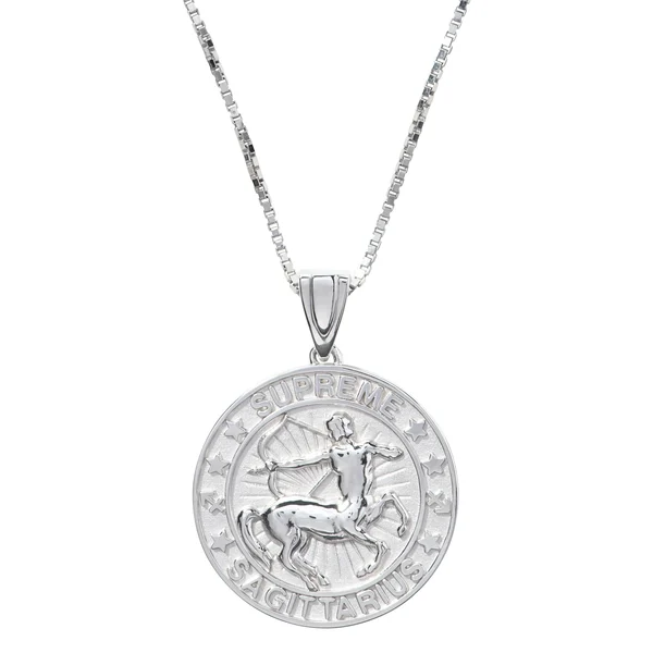 Supreme Jacob&amp;Co Sterling Silver Zodiac Pendant - Sagittarius (front)
