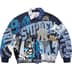 Supreme Jeff Hamilton New York Yankees Varsity Jacket - Multicolor (front)
