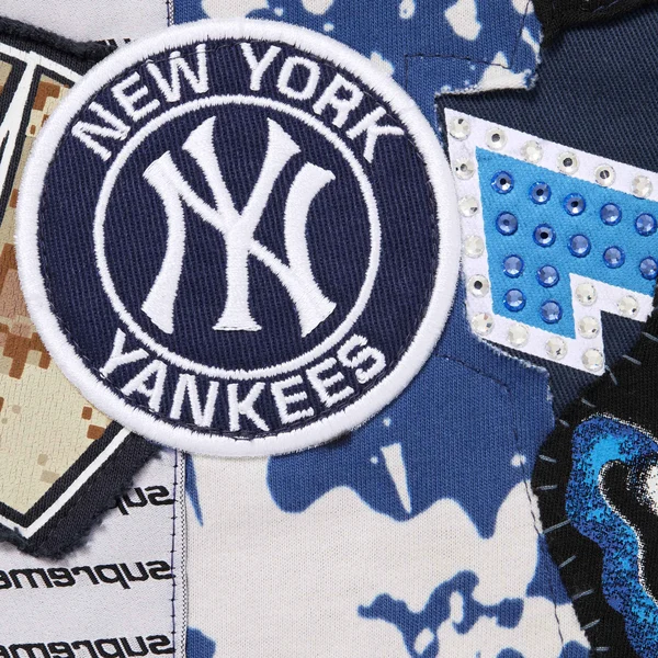 Supreme Jeff Hamilton New York Yankees Varsity Jacket - Multicolor (front)