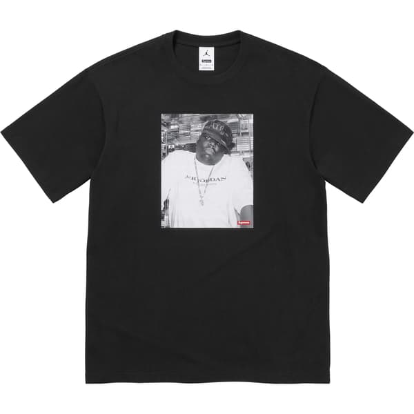 Supreme Jordan Biggie S/S Top - Black (front)
