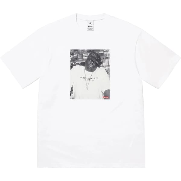 Supreme Jordan Biggie S/S Top - White (front)